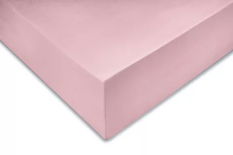 Zo! Home Hoeslaken Satinado Shady Pink - 100% Katoen-Satijn - 90 x 200 cm