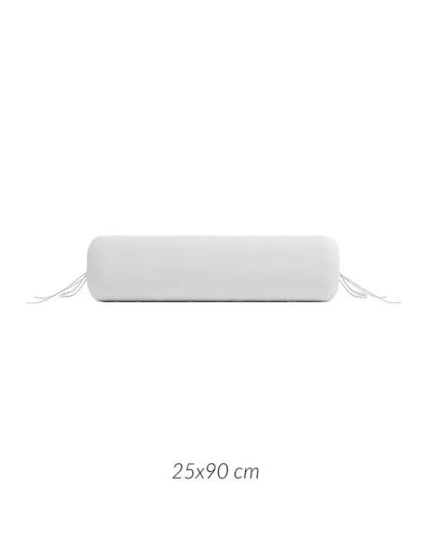 Zo! Home Nekrolsloop Lino Dove Grey - 100% Katoen -  25 x 90 cm