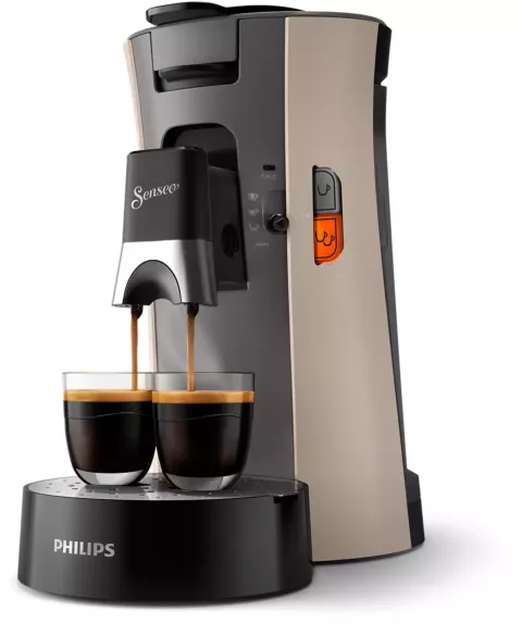 Philips CSA240/30 Koffiepadmachine SENSEO Select Nougat/Kasjmiergrijs