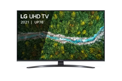 LG 43UP78006LB tv 109,2 cm (43") 4K Ultra HD Smart TV Wifi Grijs